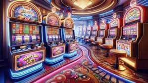 Tata letak meja baccarat dengan posisi taruhan Pemain dan Banker